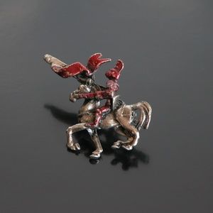 Trojan Warrior Centurion Hat Lapel Pin STEAMPUNK